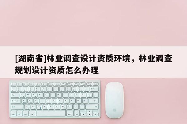 [湖南省]林業(yè)調(diào)查設(shè)計資質(zhì)環(huán)境，林業(yè)調(diào)查規(guī)劃設(shè)計資質(zhì)怎么辦理